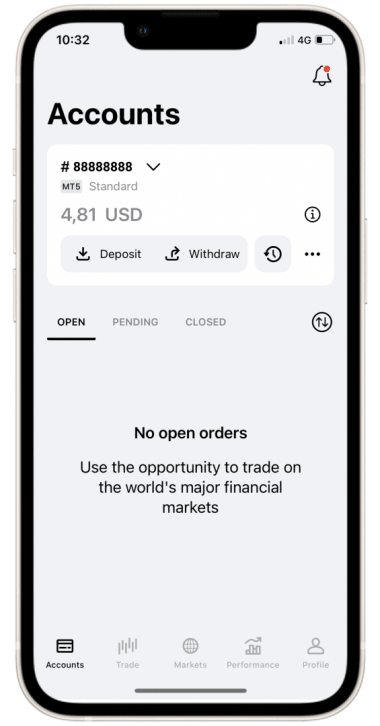 Withdrawing funds from your Exness account
